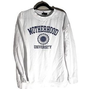 Motherhood University Crewneck Maternity Sweatshirt